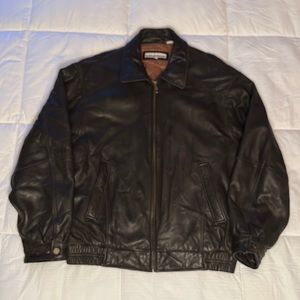 Perry Ellis Leather Jacket